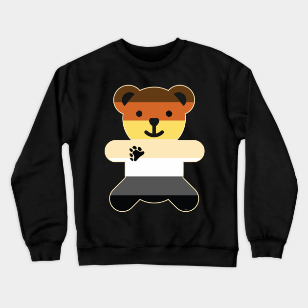 Bear Brotherhood Flag Teddy Bear Gay Gay Bear Pride Crewneck